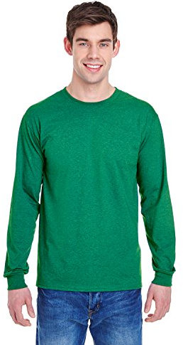 Fruit Of The Loom Adult HD Cotton Long Sleeve Crew T-Shirt, S
