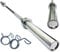 Body Revolution Olympic Barbell Bar - Olympic Weight Lifting Bar for 2 Inch Weight Plates - Professional Barbell for Bench Press, Squats, Curls, Deadlifts, Powerlifting - Spring Collars - Range from 4ft - 7ft