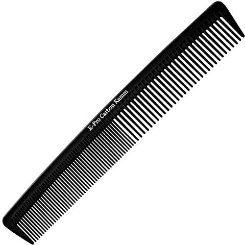 K-Pro Peine de Carbono - Antiestático - Unisex, Negro
