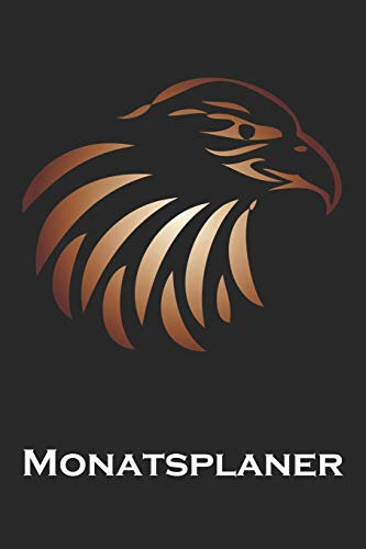 Monatsplaner: Monatsplaner, Termin-Kalender | Geschenk-Idee für Adler Fans | A5 | 120 Seiten