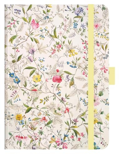 Premium Timer Big Wild Flowers 2025: Hochwertiger Buchkalender. Terminplaner mit Wochenkalendarium, Gummiband und Stifthalter. 12 x 17 cm