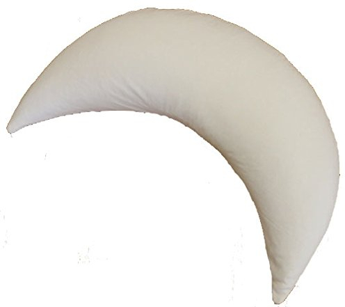 XL Reisestillmond-Kissen 100% Bio Baumwolle u.Bio Dinkelspelz u. Natur Bezug 35cm x65cm