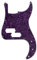 bqlzr violett Pearl PVC 3-lagig Bass Plektrumschutz Schlagbrett für PB E-Bass Gitarre 13 Schraublöcher