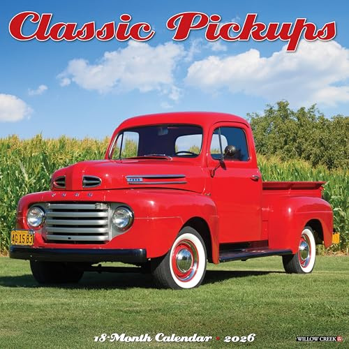Classic Pickups 2026 12 X 12 Wall Calendar