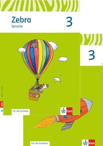 Zebra 3: Paket Heft Sprache, Heft Lesen (ausleihfähig) Klasse 3 (Zebra. Ausgabe ab 2011)