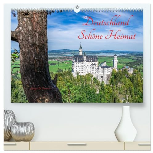 Deutschland Schöne Heimat (hochwertiger Premium Wandkalender 2026 DIN A2 quer), Kunstdruck in Hochglanz: Deutschland - schöne geschichtsträchtige Städte und wunderbare Landschaften (CALVENDO Orte)