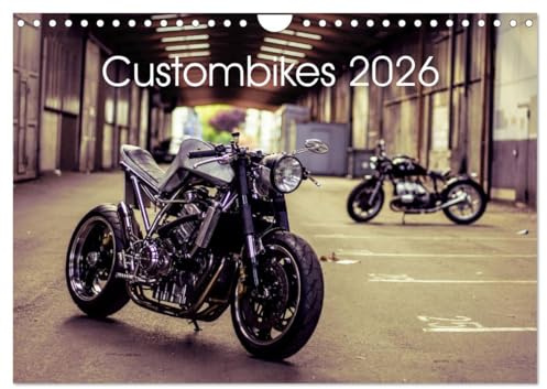 Custombikes 2026 (Wandkalender 2026 DIN A4 quer), CALVENDO Monatskalender: Classic und Retro vereint zu einem. (CALVENDO Mobilitaet)