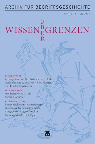 Archiv für Begriffsgeschichte. Band 67,2: Schwerpunkt: Wissen über Grenzen