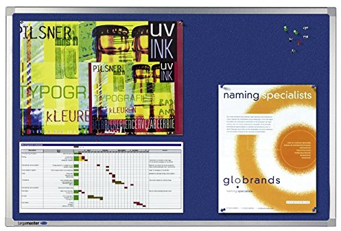 Legamaster 7-140563 Professional Pinboard Textil, 150 x 100 cm, blau