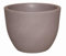 geli Thermo Plastic Pflanzkübel Rimini aus Kunststoff, Farbe:Taupe;Durchmesser:30 cm