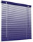 Victoria M. Aluminium Jalousie 50 x 130 cm, blau, Jalousie ohne Bohren, inkl. Klemmclips