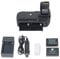 DSTE BG-E18 Multi-Power Vertical Battery Grip Holder Compatible with Canon EOS 760D 750D IX8 T6S T61 DSLR Camera with 2-pack LP-E17 Battery Charger Kit