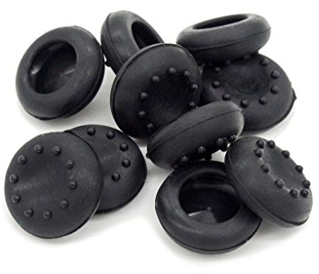 Distinct® 10 Stück Silikon-Analog-Griffe Thumb-Stick Griffkappen Abdeckung für PS2 / PS3 / PS4 / XBOX ONE/XBOX 360 / ONE-Controller