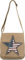 styleBREAKER Canvas Umhängetasche mit USA Stern Applikation, Schultertasche, Tasche, Unisex 02012115, Farbe:Beige