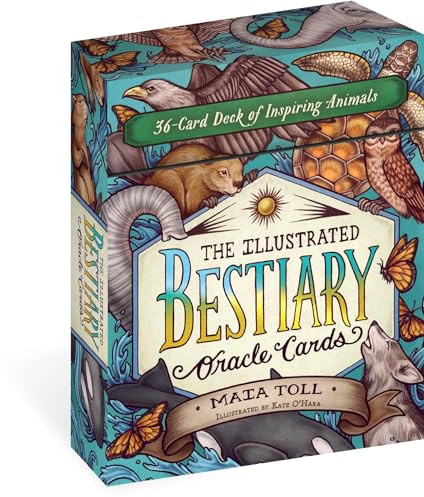 The Illustrated Bestiary Oracle Cards: 36-Card Deck of Inspiring Animals (Wild Wisdom) (Storey Publishing)