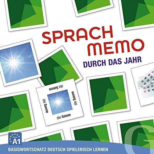 Hueber Verlag GmbH SPRACHMEMO Durch das Jahr: Basiswortschatz Deutsch spielerisch Lernen. Sprachspiel