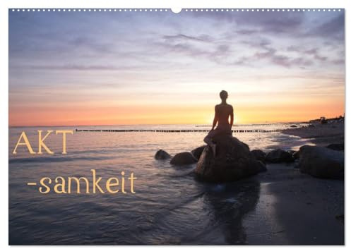AKT-samkeit (Wandkalender 2026 DIN A2 quer), CALVENDO Monatskalender: von der achtsamen Berührung von Haut und Natur (CALVENDO Erotik)