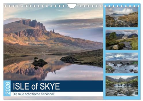 Isle of Skye, die raue schottische Schönheit (Wandkalender 2026 DIN A4 quer), CALVENDO Monatskalender: Eine fotografische Rundreise durch die ... wie aus einem Tolkien Roman. (CALVENDO Orte)