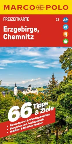 MARCO POLO Freizeitkarte 23 Erzgebirge, Chemnitz 1:100.000