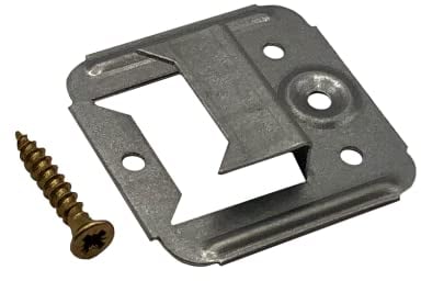 Profilholzkralle 3 x 8,5 mm | Nut-Feder | 250 Stück | inkl. Schrauben