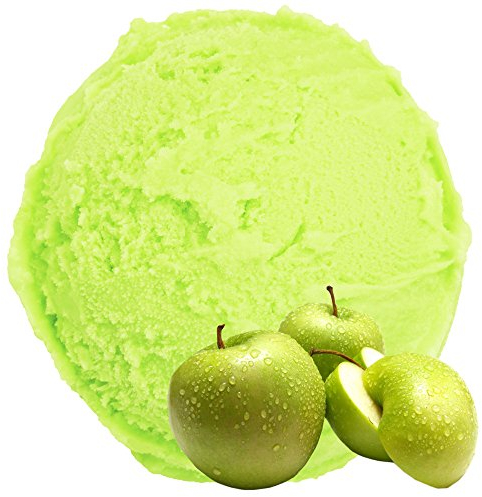 Grüner Apfel Geschmack 1 Kg Gino Gelati Eispulver für Speiseeis Softeispulver Speiseeispulver