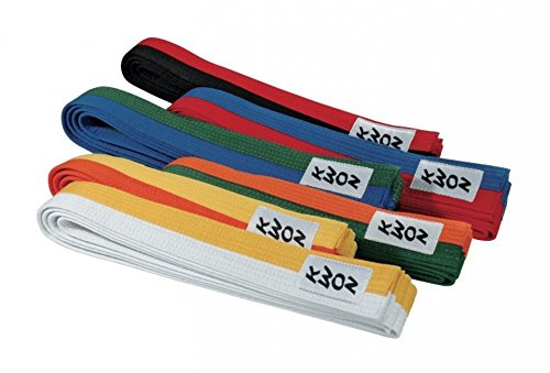 Kwon Budo-Gürtel 2-farbig 260 grün-blau