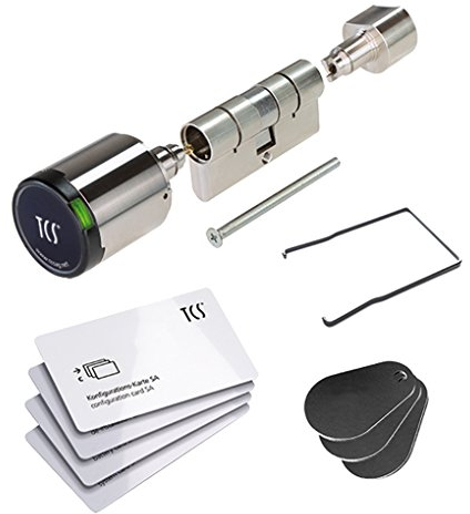 TCS 811-003-4040 Elektr. Knaufzylinder SA IP55 Set 40/40