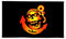 Flaggenfritze® Balkonflagge Pirat golden mit Anker