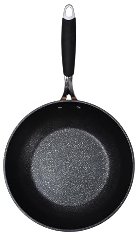 Bergner Q1872 Wok, Aluminio Forjado, Marrón, 29 cm