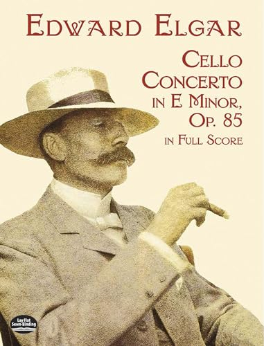 Cello Concerto In E Minor Op.85 - Full Score. Partitur (Dover Music Scores)