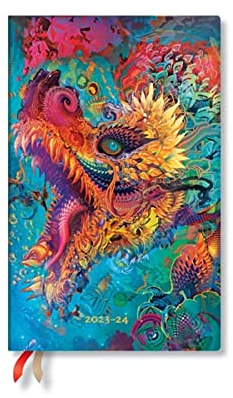 Paperblanks 18-Monatskalender 2023-2024 Kollektion Android Jones | Vertikal | Maxi (135 × 210 mm)