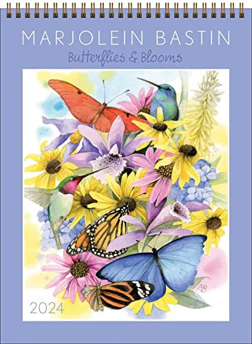 Marjolein Bastin 2024 Calendar: Butterflies & Blooms