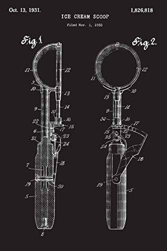 Ice Cream Scoop: Journal - Vintage Sundae Scooper Log (Blank Lined Notebook)