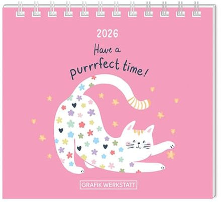 Mini-Kalender 2026 Have a purrrfect time!: Mini-Kalender