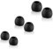 Thetransporter - 18 X Black Replacement Silicone In-Ear Earphone Headphone Earbuds Tips Gels Rubber Spare All Large Size…