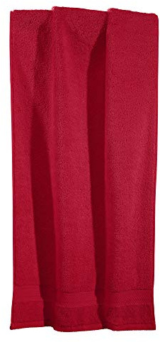 Erwin Müller Duschtuch Friedrichshafen 100% Baumwolle rot Größe 70x140 cm - Premium-Qualität, unvergleichlich saugfähig, hautsympatisch, formstabil (weitere Farben)
