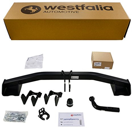 Westfalia Starre Anhängerkupplung für Mitsubishi Outlander (ab BJ 09/2012) - im Set mit 13-pol. fzg.-spez. Westfalia Elektrosatz