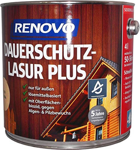 Dauerschutzlasur kastanie 0,75 Liter Lasur Holzschutz (15,99 Euro/Liter)