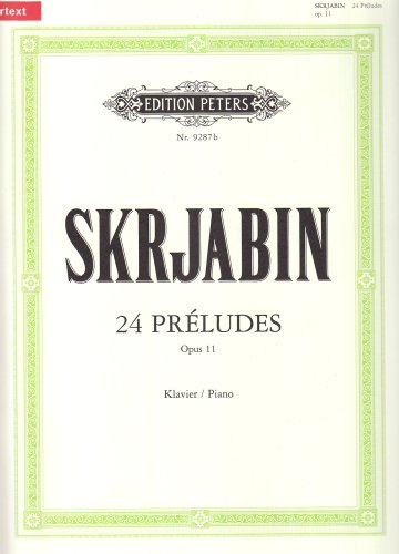 24 Préludes op.11, Klavier (Edition Peters)