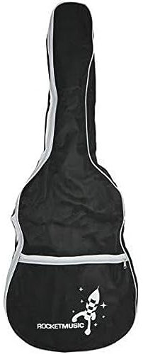 3rd Avenue Rocket CG34BG Borsa per Chitarra Classica da 3/4 in Nylon, Nero