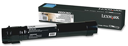Lexmark X950X2KG Toner und Laserpatrone für Laserdrucker (38000 Seiten, Laser, X950de, X952de, X954de, 990g, 83,5 x 456 x 83,5 mm, 216 Stück, Schwarz