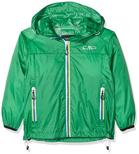 CMP Giacca Pioggia In Poliestere Antistrappo Da Bambini, Giacca Unisex - Bambini e ragazzi, Mint, 176