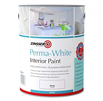 Zinsser Perma-White Interior - White Satin - 10 litres