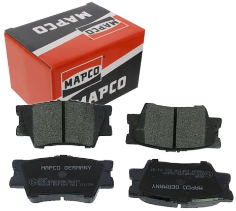 MAPCO Bremsbelagsatz, Scheibenbremse 6890 Hinterachse | Kompatibel mit: LEXUS GS, RX, TOYOTA RAV 4 III