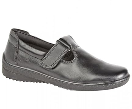 Mod Comfys Womens Touch Fastening T-Bar Leisure Shoes