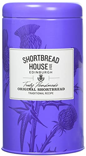 Shortbread House of Edinburgh, Handmade Original Shortbread Biscuits, 140g Tin