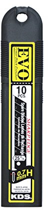 KDS HB-10B EVO Box Power Black Evolution m. 25mm Abbrechklingen (10 Stück)