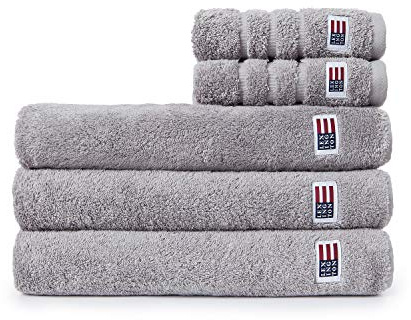 LEXINGTON Original Handtuch Dark Gray Dunkelgrau - 100x150