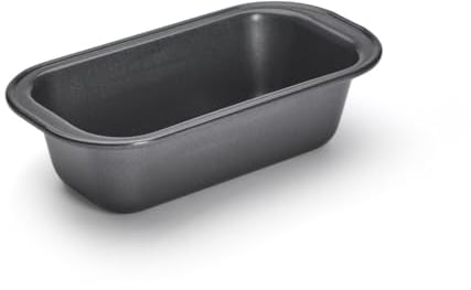 De Buyer - Moule à cake en acier antiadhésif - 15 x 7,5 x 4,8 cm -, Noir