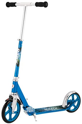 Razor A5 Lux Tretroller für Kinder ab 8 Jahren, 20,3 cm Urethan-Räder, eloxierte Oberfläche mit kräftigen Farben und Grafiken, für Fahrer bis zu 100 kg